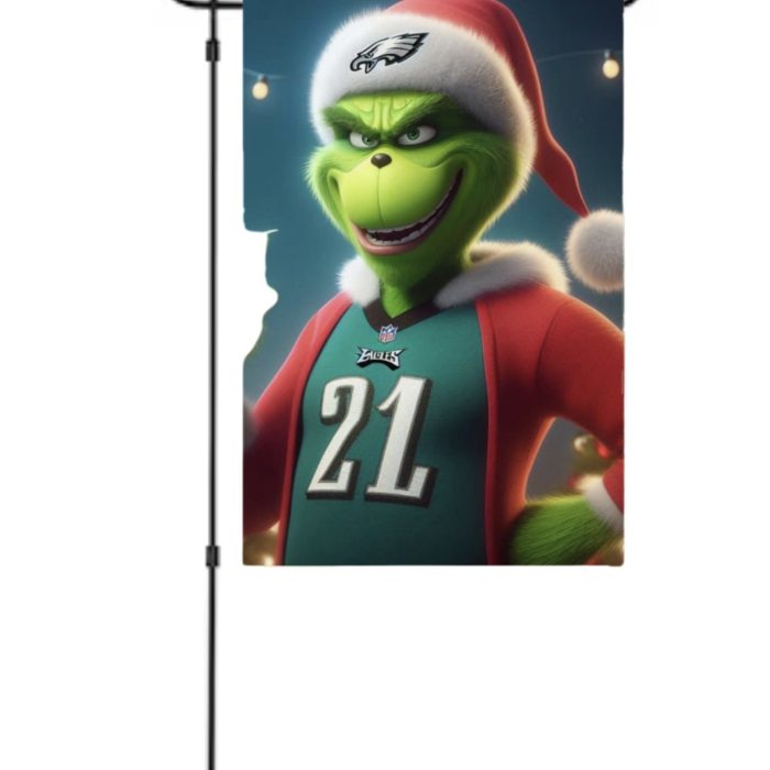 Garden Flag Green One Mean One Eagles