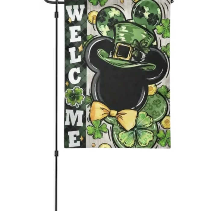 Garden Flag Mouse Irish St. Patrick's Day