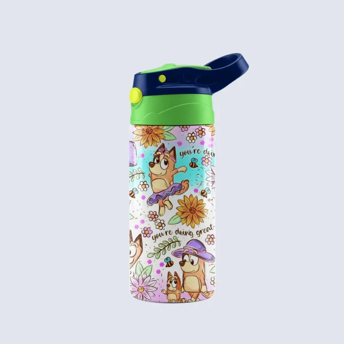Kids Cup Bluey Daisy Garden