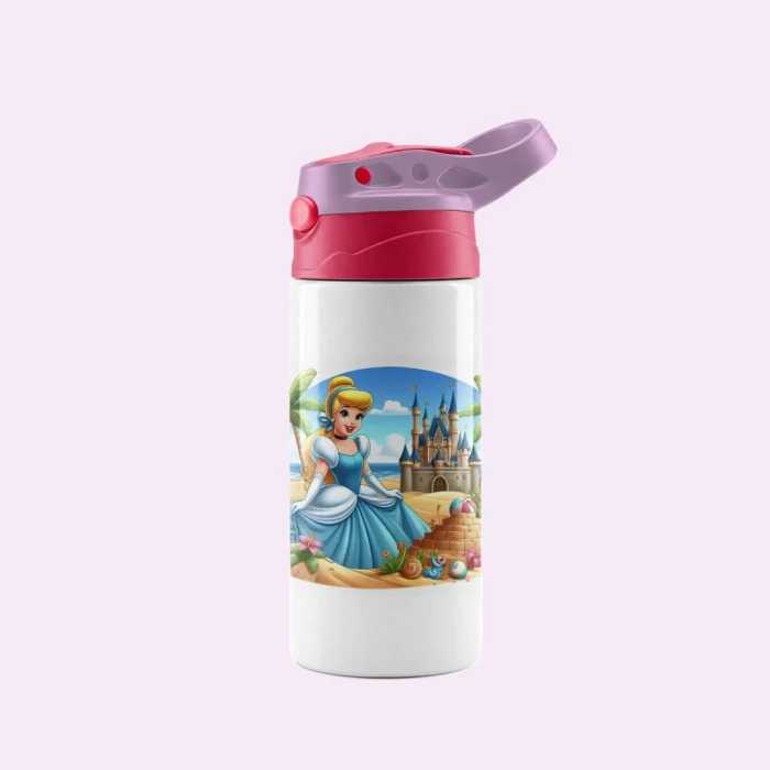 Kids Cup Princess Cinderella Sipper