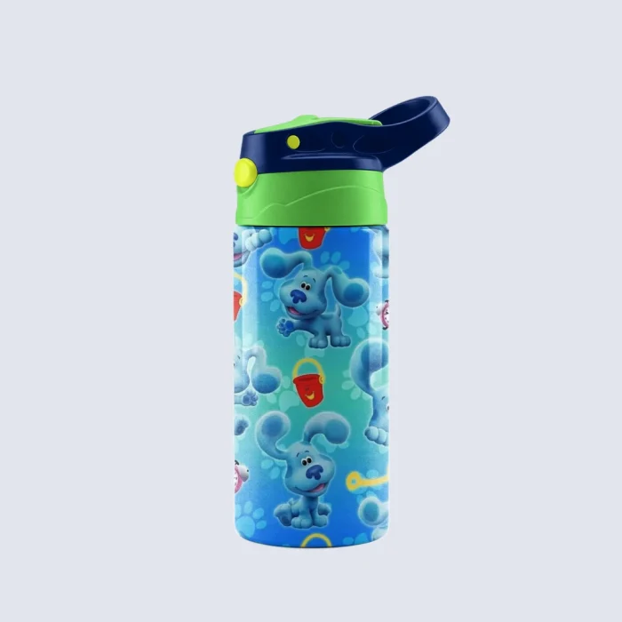 Kids Cup Blue Puppy Cartoon