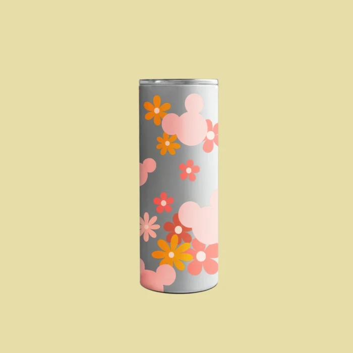 Floral Daisy Mouse Tumbler