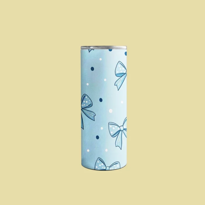 Blue Coquette Bow Tumbler
