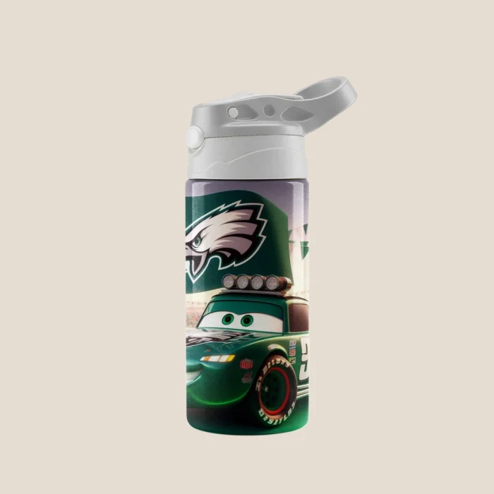 Kids Cup Green Cars