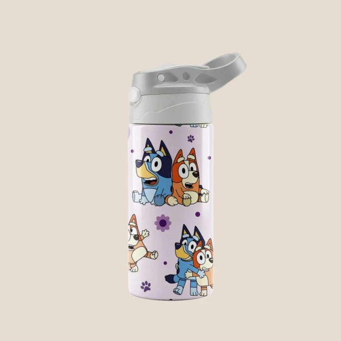 Kids Cup Blue & Orange Dogs