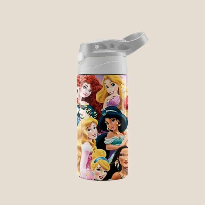 Kids Cup Disney Princess Ariel, Belle, Cinderella, Jasmine & Rapunzel