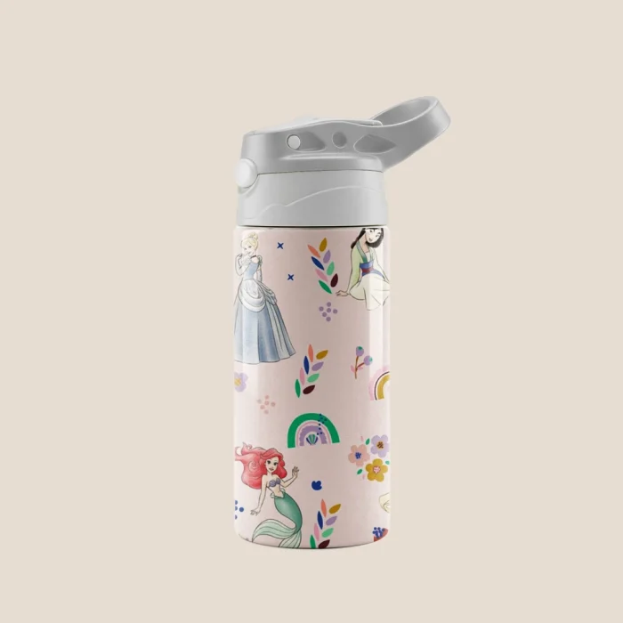 Kids Cup Disney Princess Ariel, Cinderella, Rapunzel & Snow White