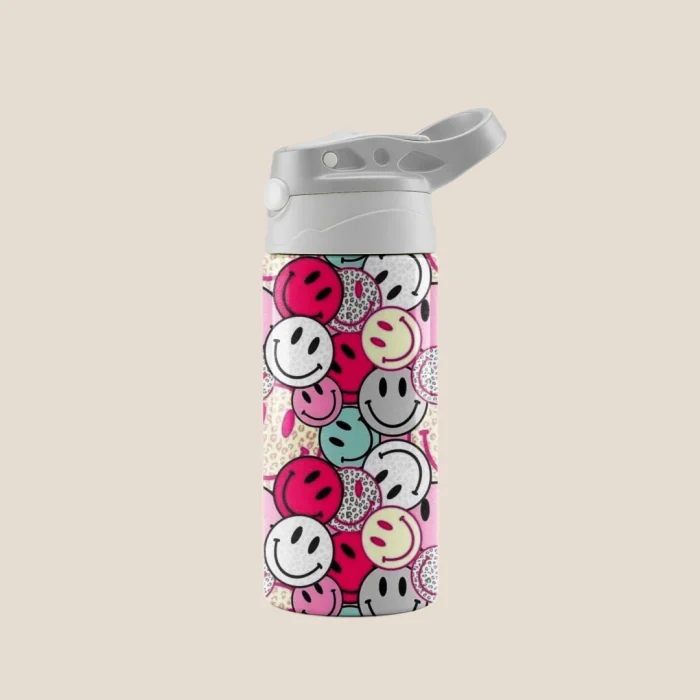 Kids Cup Smiley Face Cartoon