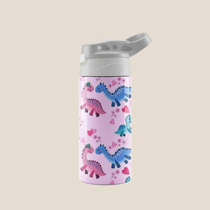 Kids Cup Cute Pink Dinosaur