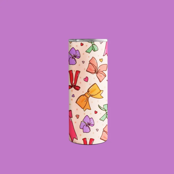 Pink Coquette Bow Tumbler
