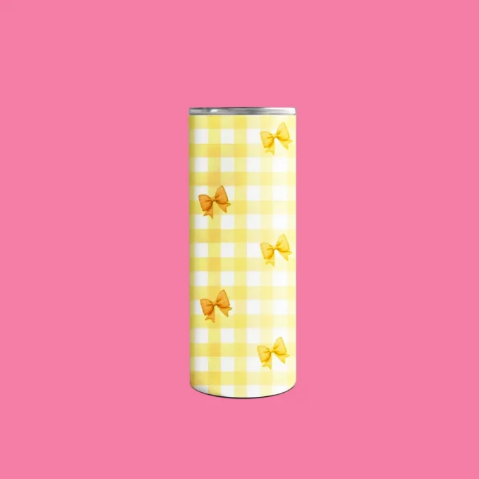 Yellow Ribbon Bow Tumbler