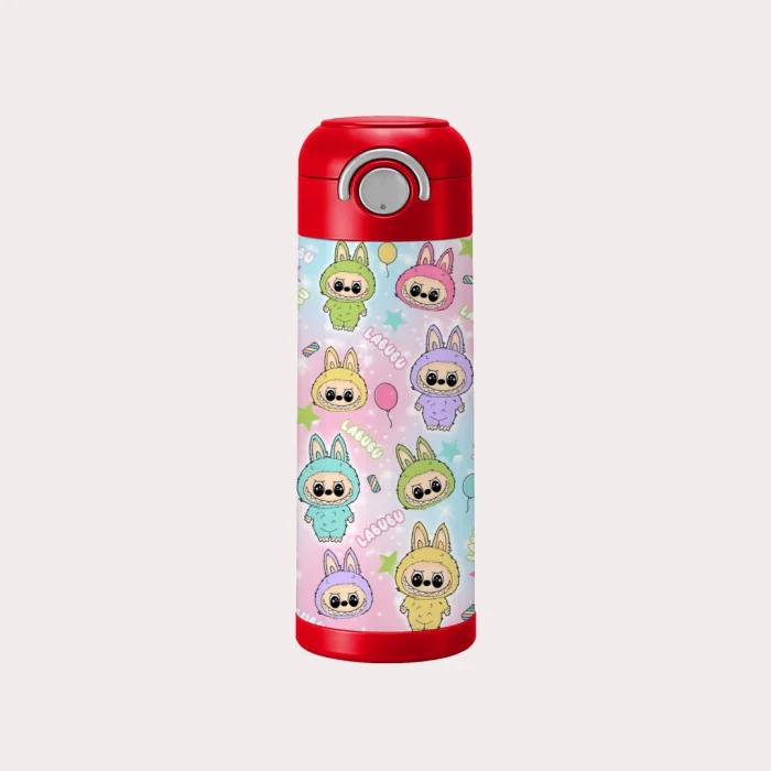 Kids Cup Cute Labubu Pink
