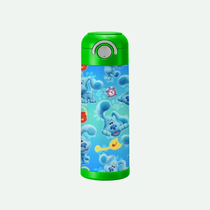 Kids Cup Blue Puppy Cartoon