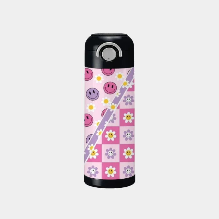 Kids Cup Daisy Smiley Happy Flower