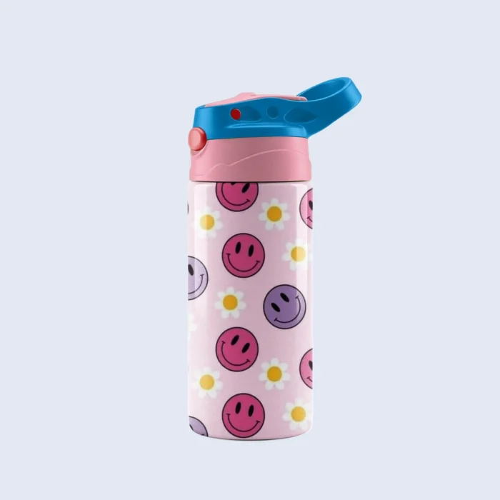 Kids Cup Daisy Smiley Happy Flower