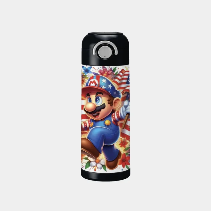 Kids Cup Patriotic Mario USA