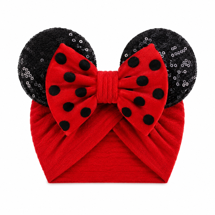 Ladybug Mouse Ears Baby Headband