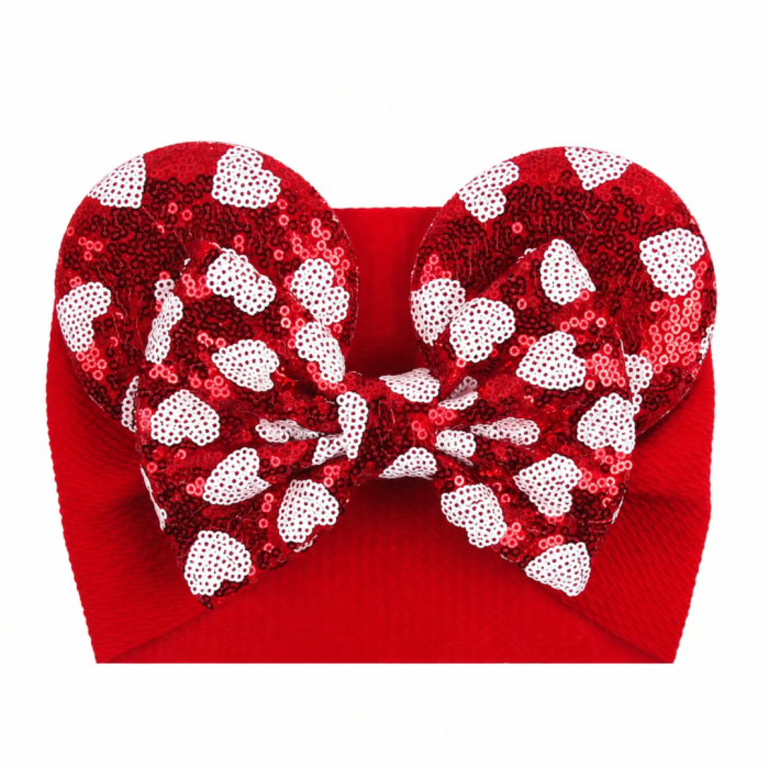 Heart Mouse Ears Baby Headband
