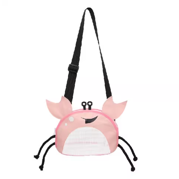 Pink Crab Beach Shell Bag Crossbody