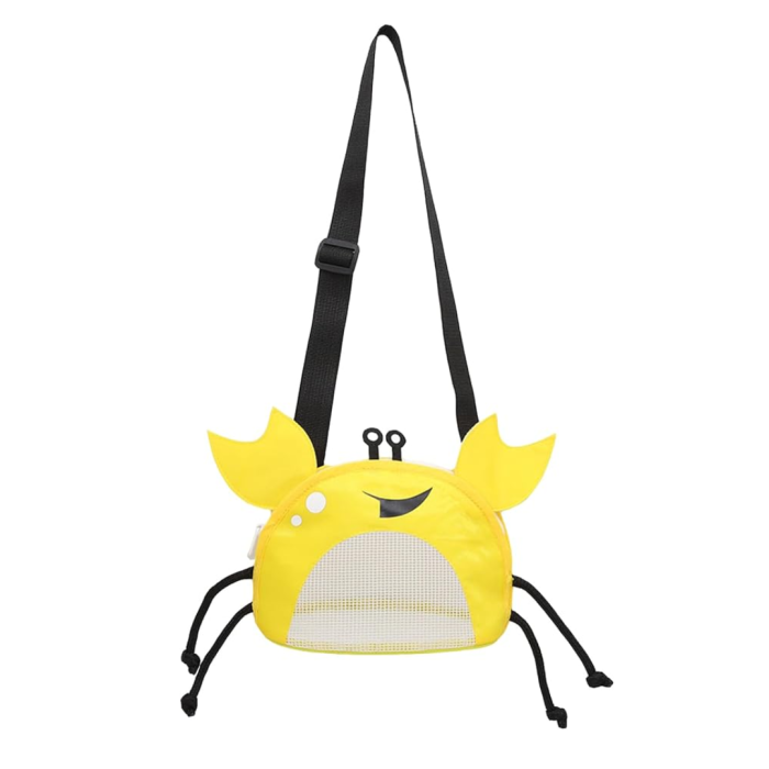 Yellow Crab Beach Shell Bag Crossbody