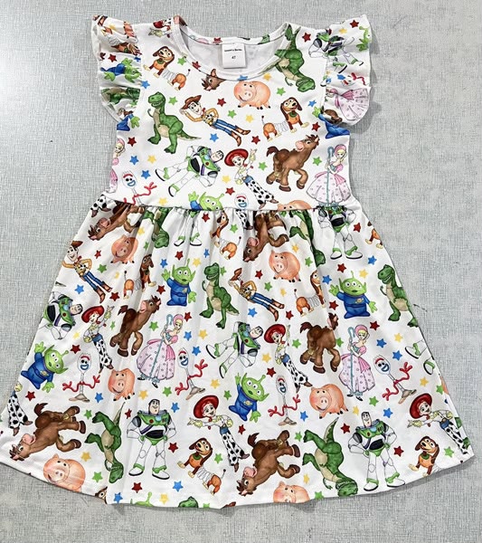 Toy Story Flutter Sleeve Twirl Dress