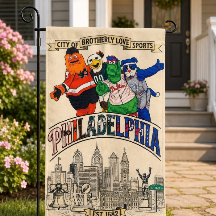 Philadelphia Sports Garden Flag | City Pride Decor